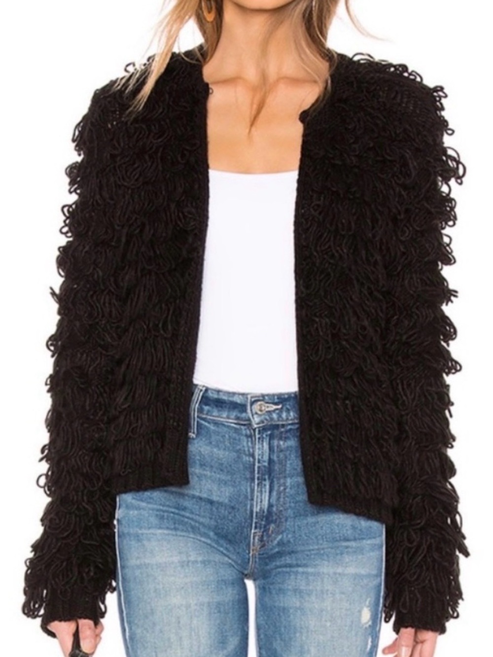 VERO MODA Teddy Texture Open Jacket